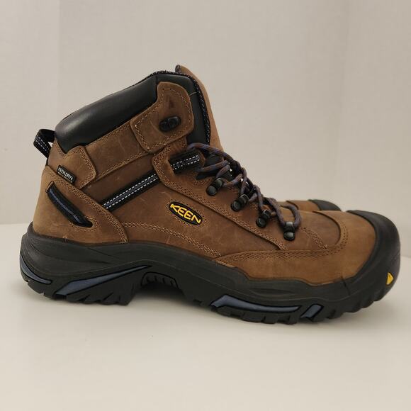 KEEN Utility Mens Work Boots, Bison/Ensign Blue, 14 US main image 7